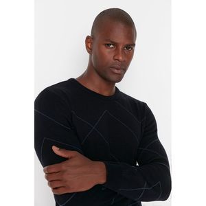 NWT Trendyol Men Slim fit Crew neck Woven Sweater